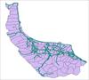 لایه(شیپ فایل) روستاها، جاده ها و ناحیه شهری و نقشه گردشگری استان گیلان